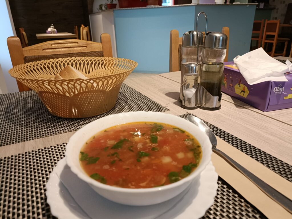 Ciorba de curcan meniul zilei Casablanca