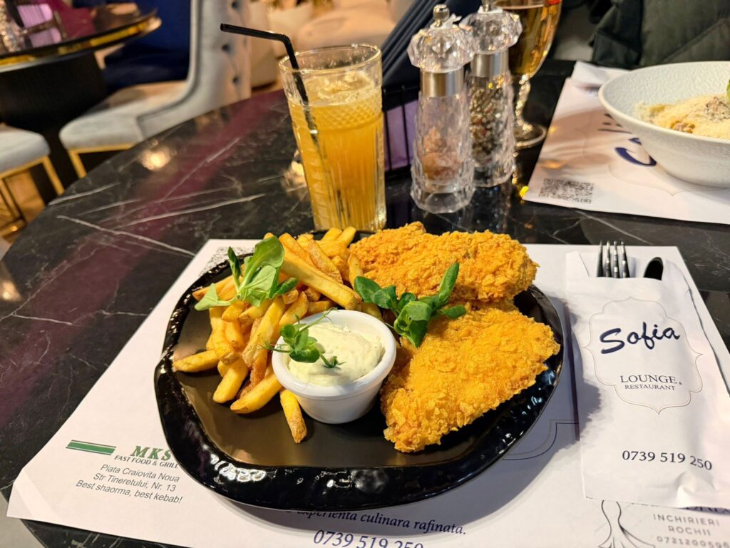 Crispy Chicken Steak Restaurant Sofia Bistro Craiova